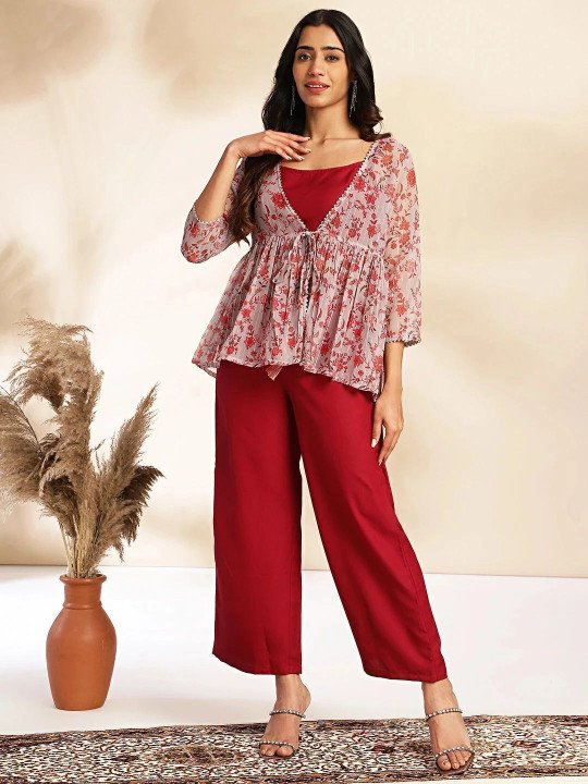 Janasya Co Ord Set at ₹887 for Trendy Layered Fashion Looks