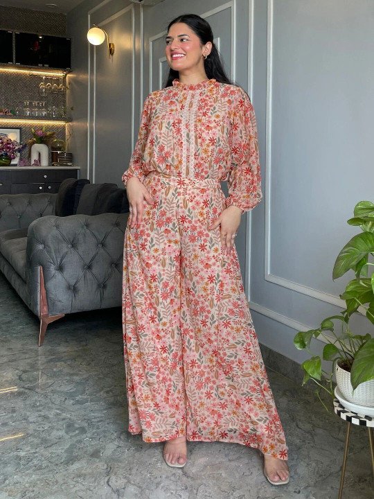 Janasya Co Ord Set at ₹1128 for Chic Modern Palazzo Styling