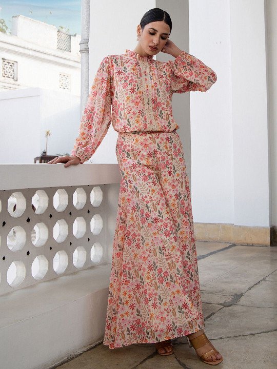 Janasya Co Ord Set at ₹1128 for Chic Modern Palazzo Styling