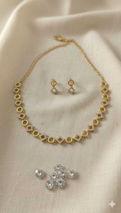 Shiv Enterrise Gold Jewellery Set for Elegant Ethnic Women Styling