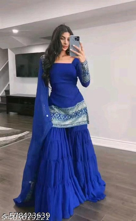 SHS Store Sharara Kurta Set at ₹749 for Festive Ethnic Looks
