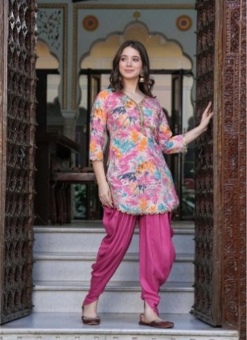 Women Kurta Dhoti Pant Set for Festive and Casual Ethnic Wear