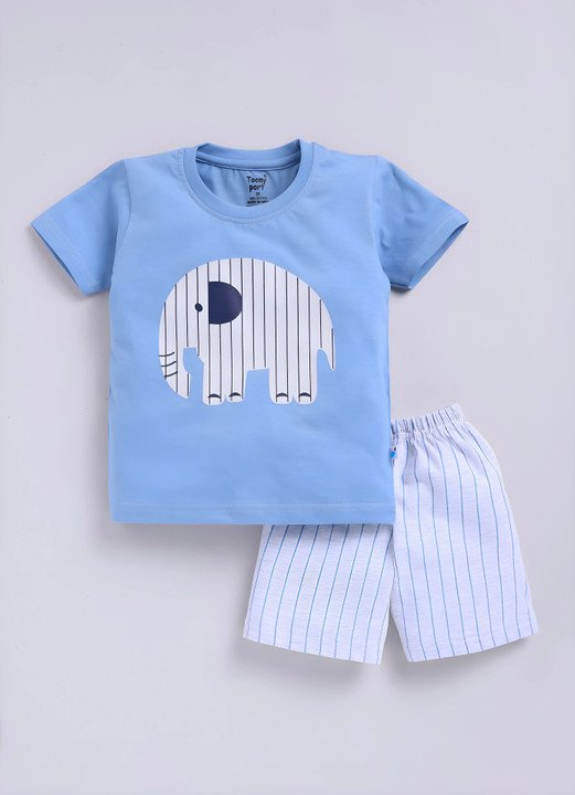 Toonyport Boys T-Shirt &amp; Shorts Set at ₹541 | Casual Kids Outfit