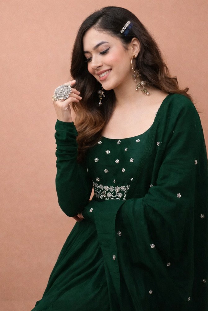 PERONICA FASHION Women Kurti and Dupatta Set for Festive Days