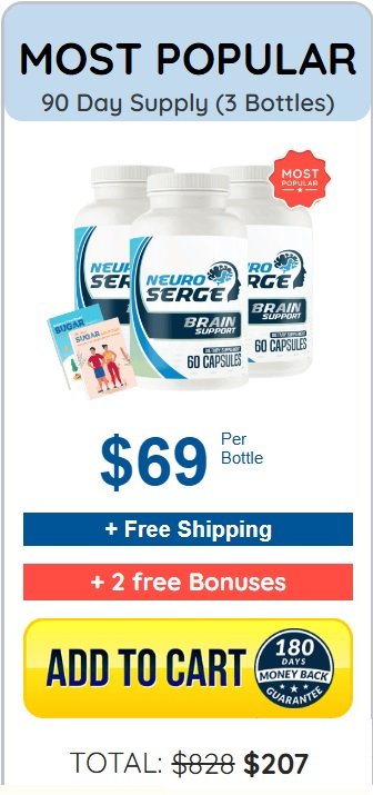 Neuro Serge Brain Support Formula for Focus Memory Plus Clarity