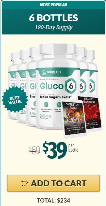 Gluco6 Glucose Support Formula for Weight Management Plus Balance