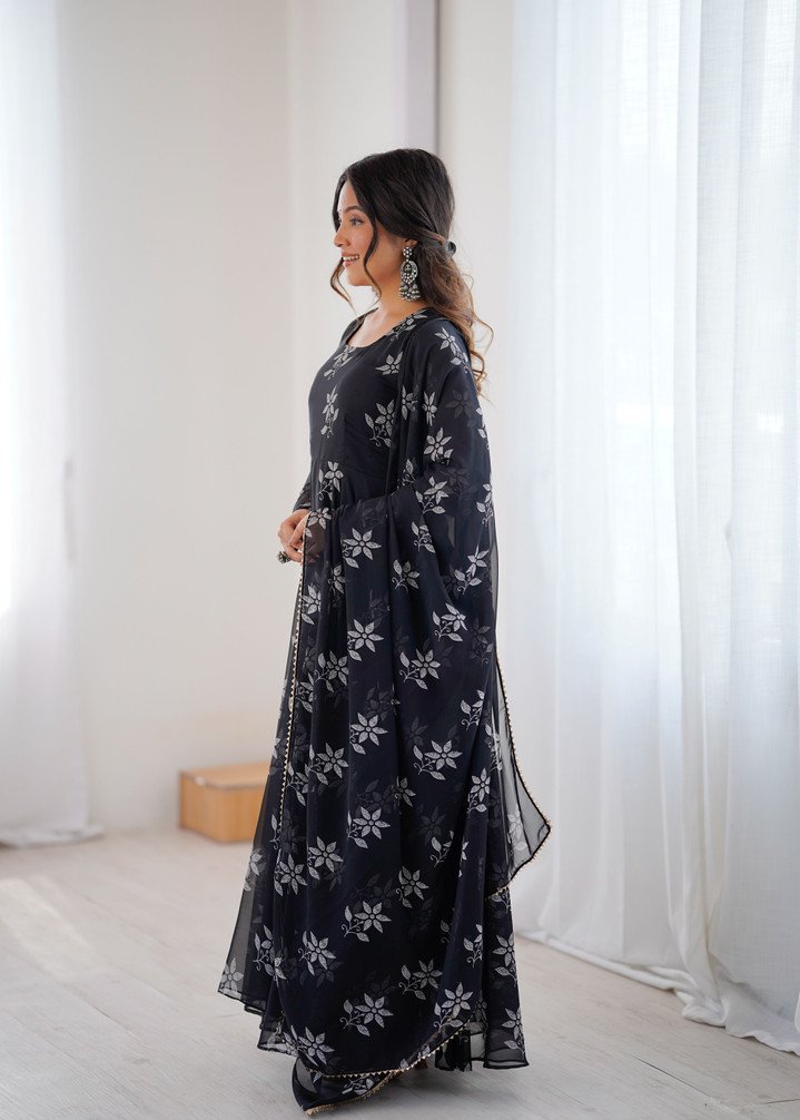 SHIFAAKAT Women Kurti and Dupatta Set for Festive Ethnic Wear