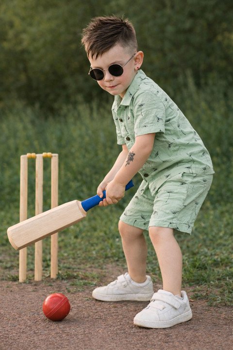 Fashion Prime Boys Casual Shirt &amp; Shorts Set at ₹287 | Stylish Kids Party Wear