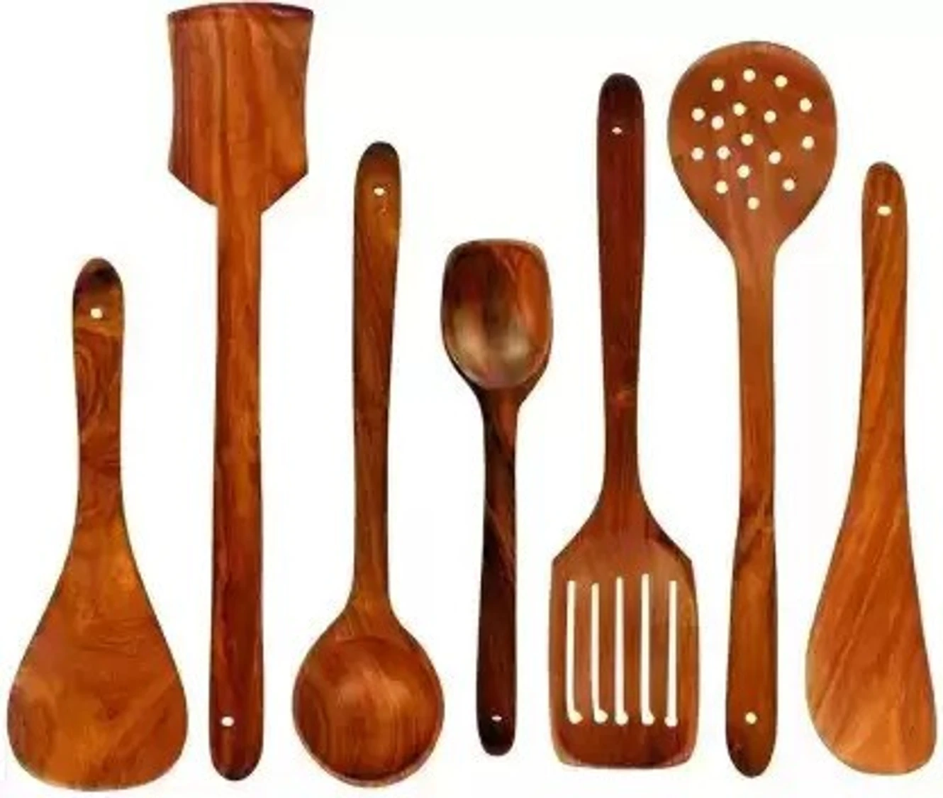 ₹83 Wooden Dessert Spoon Set for Parties Plus Daily Serving