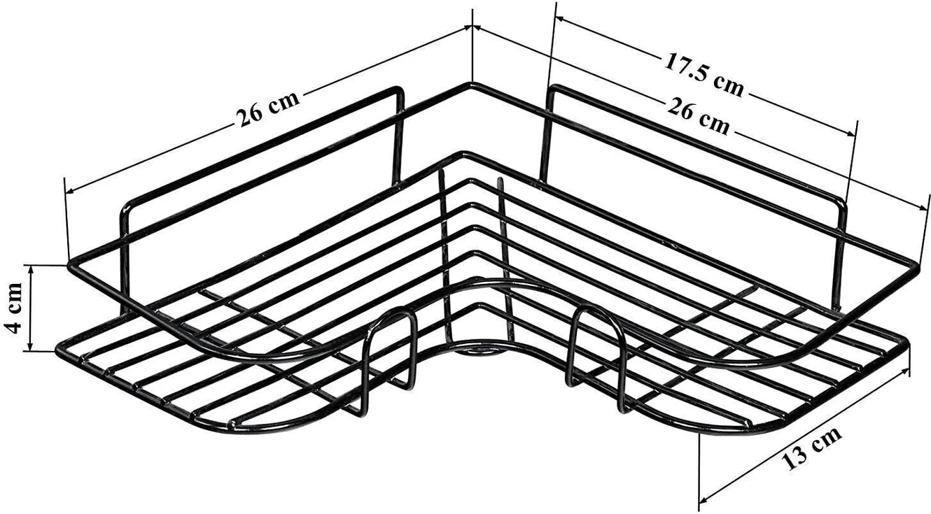 ₹239 Bathroom Corner Shelf for Organized Modern Storage Spaces