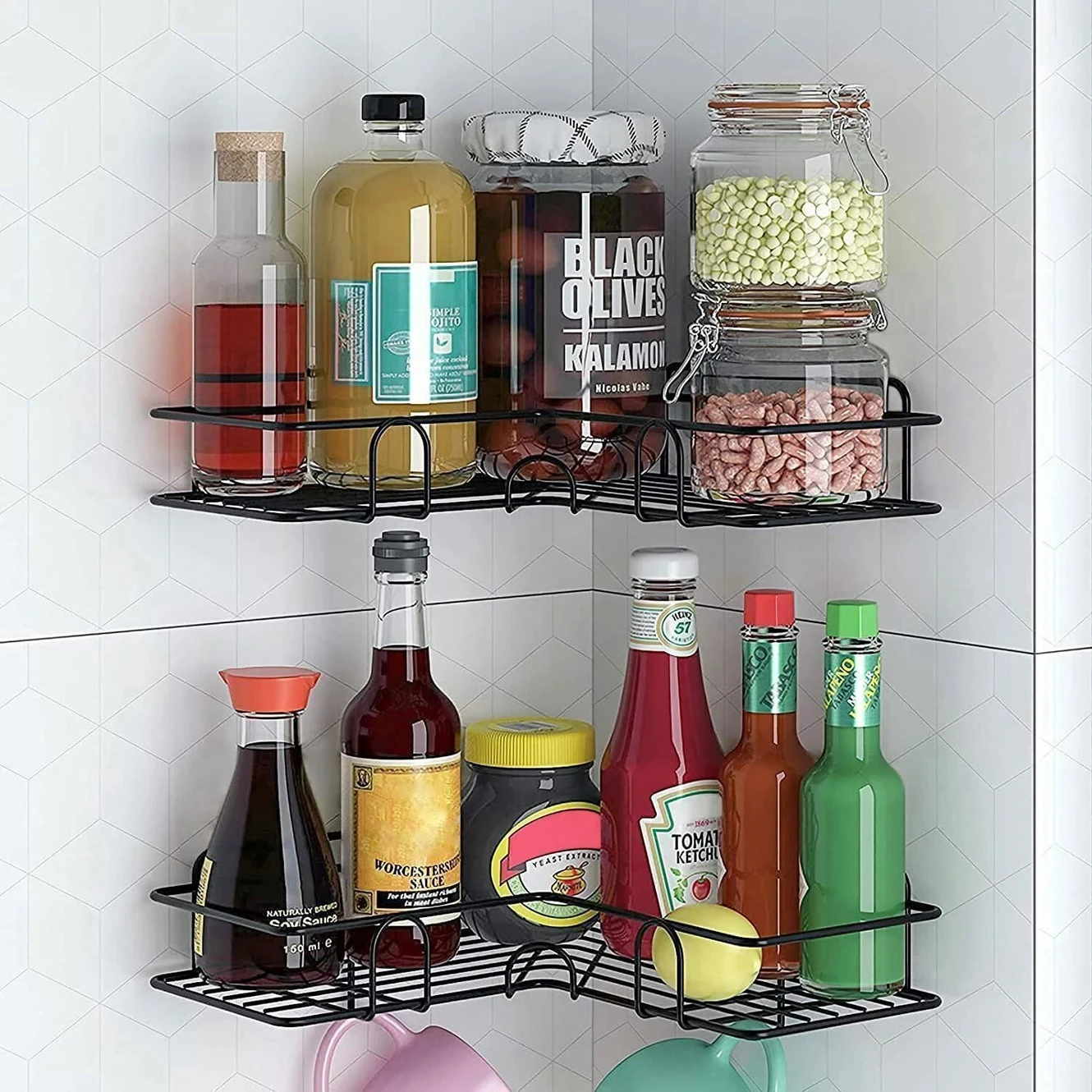 ₹239 Bathroom Corner Shelf for Organized Modern Storage Spaces