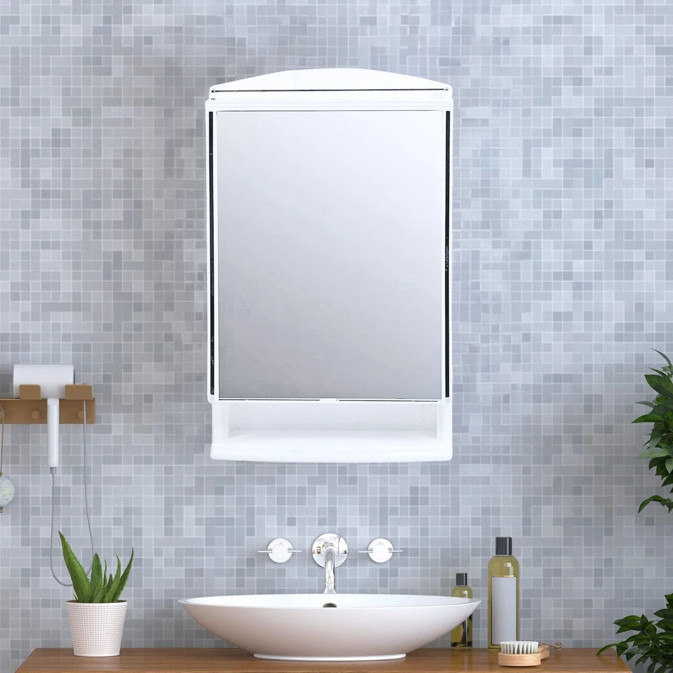 ₹731 Washbasin Storage Rack for Organized Bathroom Essentials
