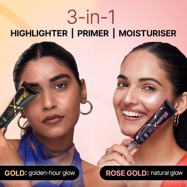 ₹485 Sotrue Strobe Cream Combo for Glowing Makeup Ready Skin Look