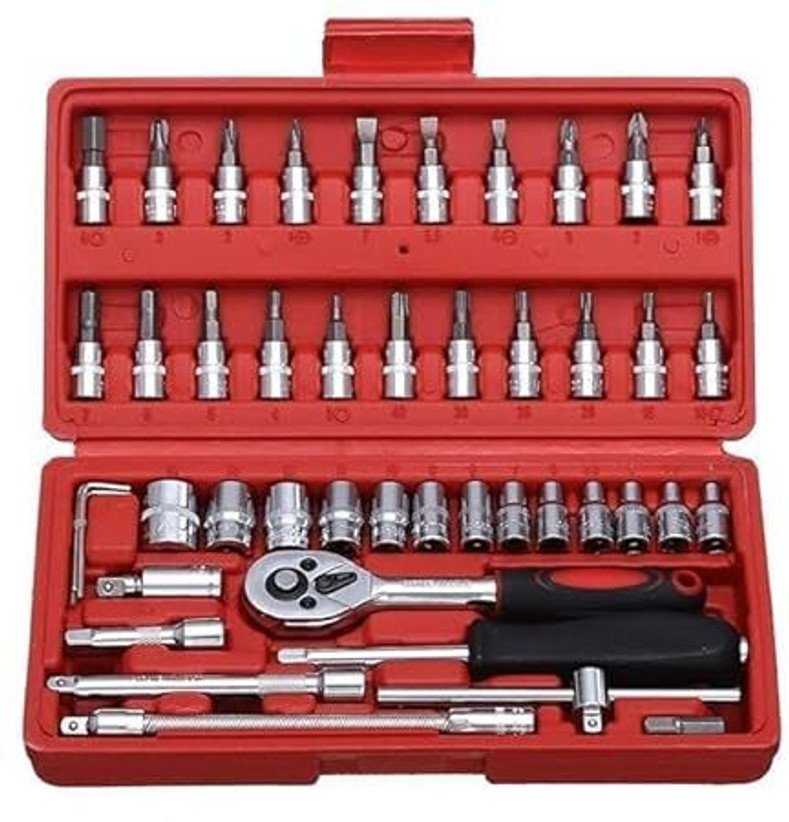 ₹172  SmartBuy 46-in-1 Socket Tool Kit for Daily Repairs