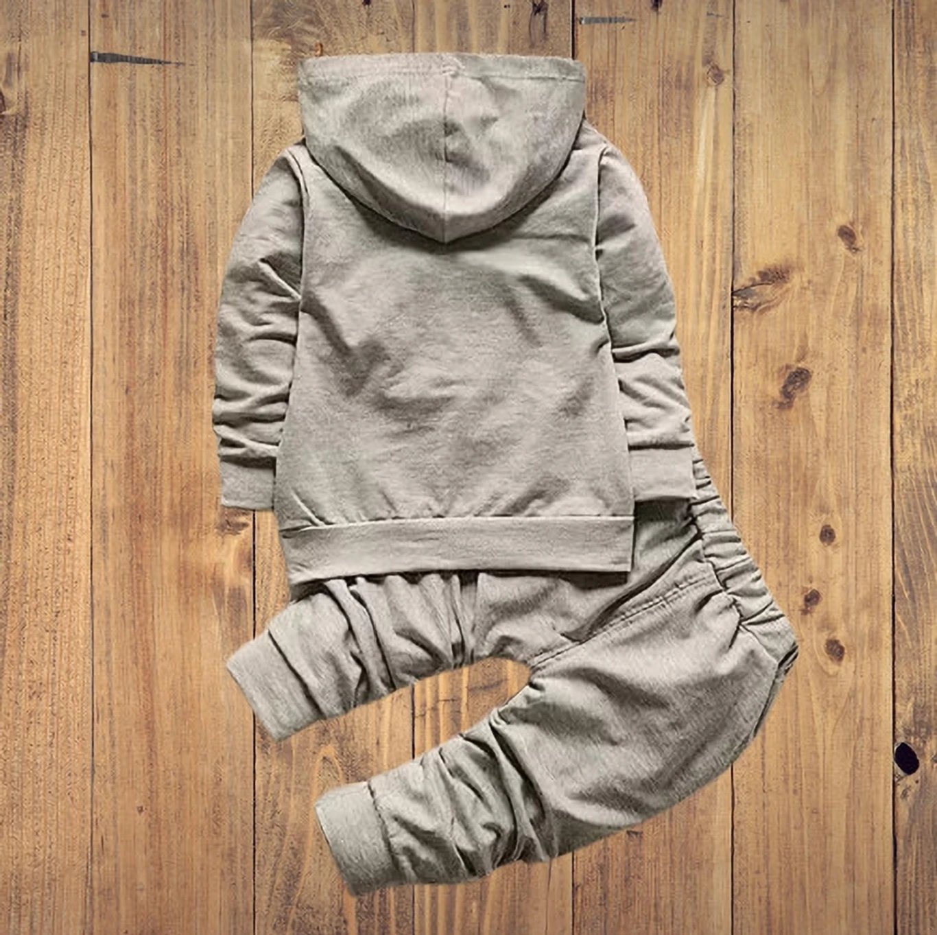₹406 Ameeha Baby Grey Sweatshirt and Track Pants Set for Boys and Girls