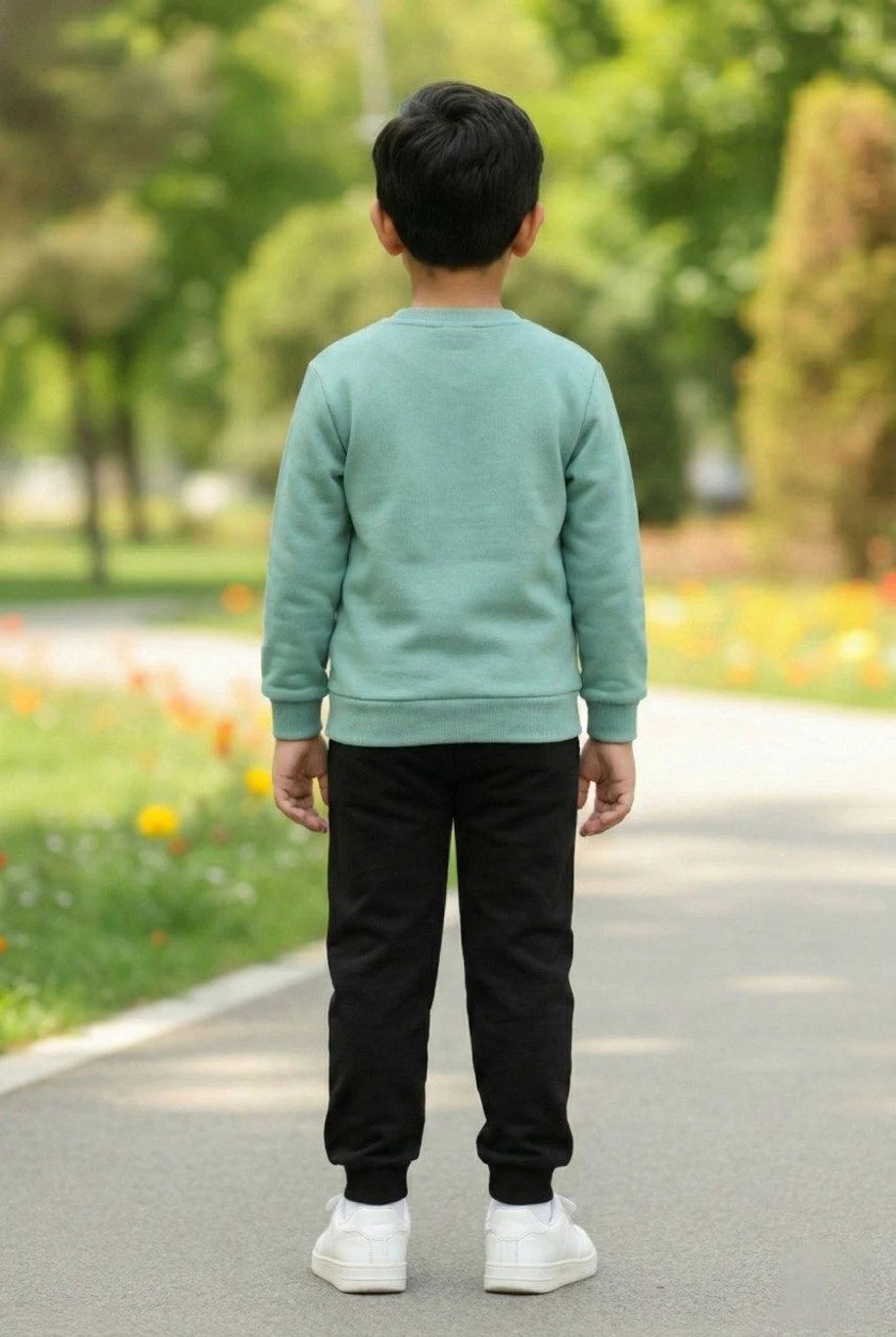 ₹451 Swet Creation Baby Boys Pista Sweatshirt and Track Pants Set