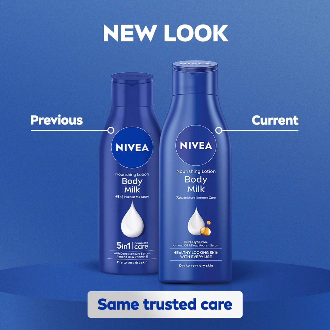 ₹620 NIVEA Body Milk Combo 600ml with Deep Moisture Serum Deal
