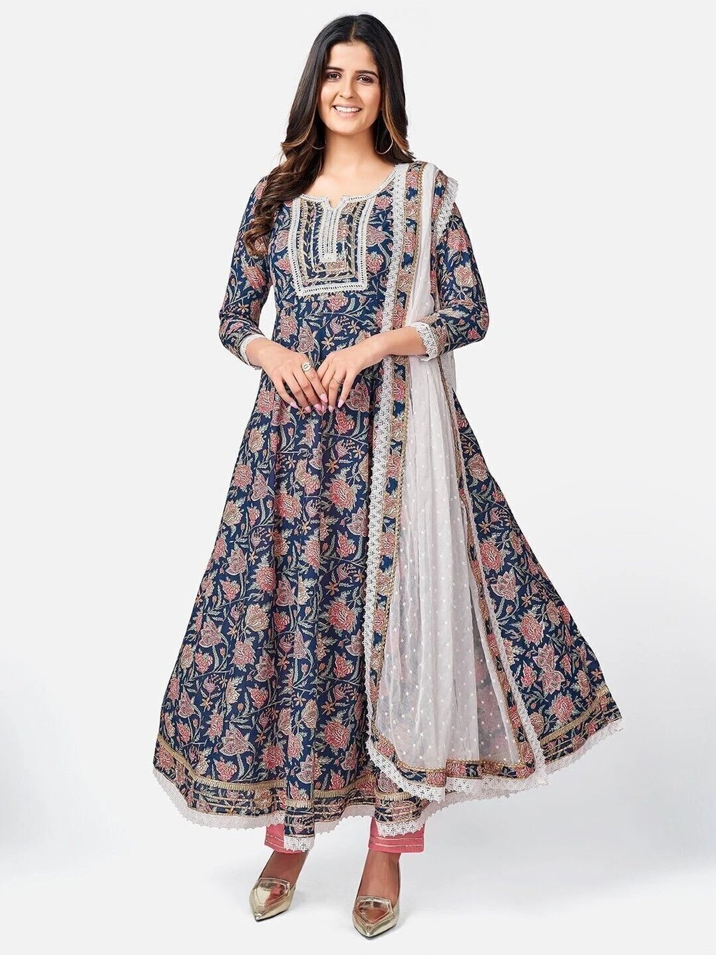 ₹1,092 Pure Cotton Kurta Pant Set for Women | 78% OFF