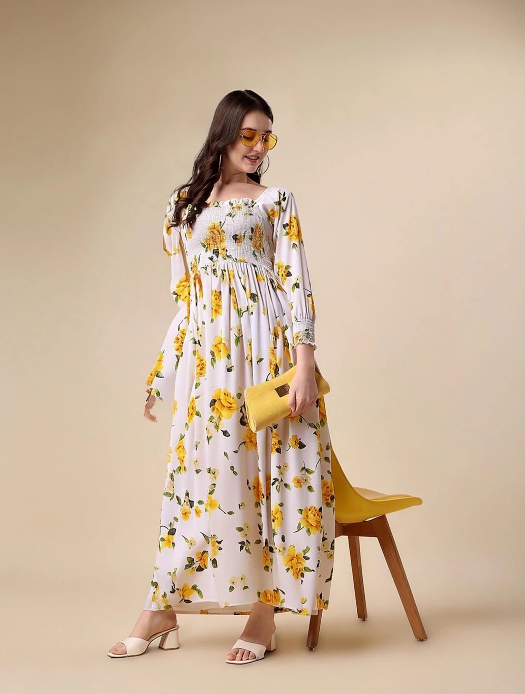 Honky Tonky Women’s Fit and Flare Maxi Dress Under ₹310