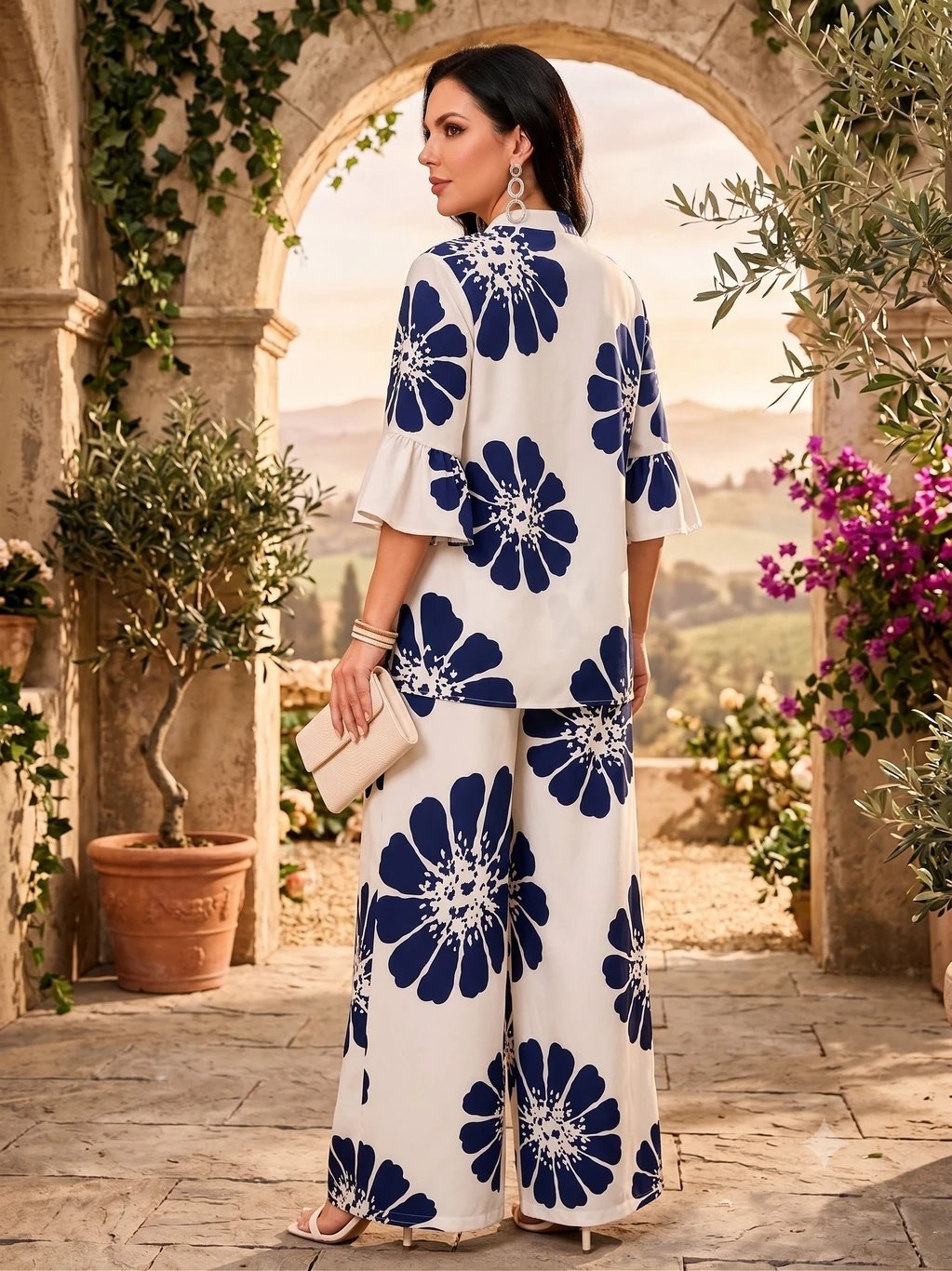 Sanvi Fashion Silk Blend Kurta Palazzo Set for Women at ₹362