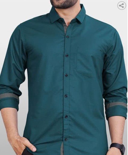 ₹219 POPMANTRA Men Regular Fit Shirt with Patch Pocket