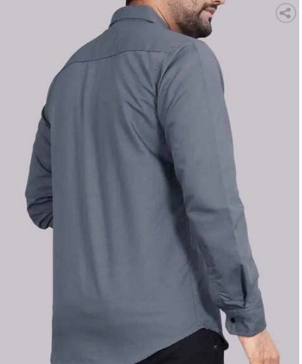 ₹259 POPMANTRA Men Regular Fit Shirt with Patch Pocket