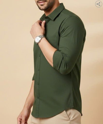₹396 WEBRIC X AG Men Regular Fit Shirt with Patch Pocket