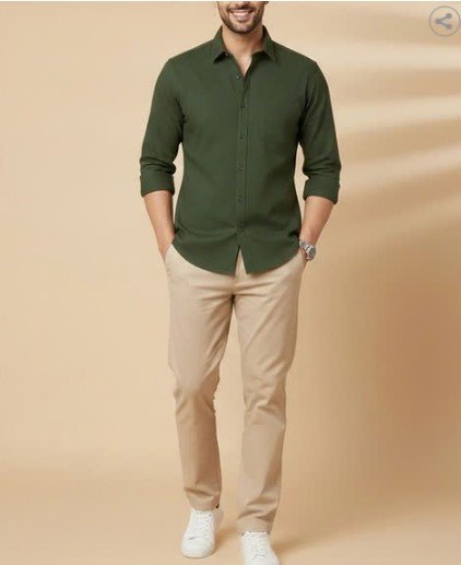 ₹396 WEBRIC X AG Men Regular Fit Shirt with Patch Pocket