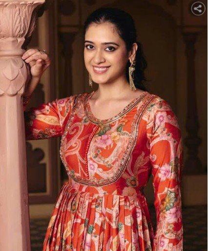 ₹770 MADHURAM TEXTILES Women Embroidered Fit and Flare Dress