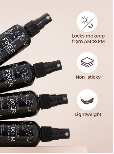 ₹236 SWISS BEAUTY Makeup Fixer Spray with Aloe Vera and Vitamin E 50 ml